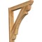 Ekena Millwork Olympic Slat Rough Sawn Outlooker, Western Red Cedar, 6"W x 40"D x 40"H OUT06X40X40OLY06RWR - alternate 1